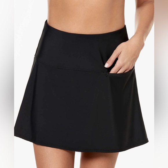 NWT Miraclesuit Fit & Flair Tummy Control Swim Skirt - Picture 1 of 6